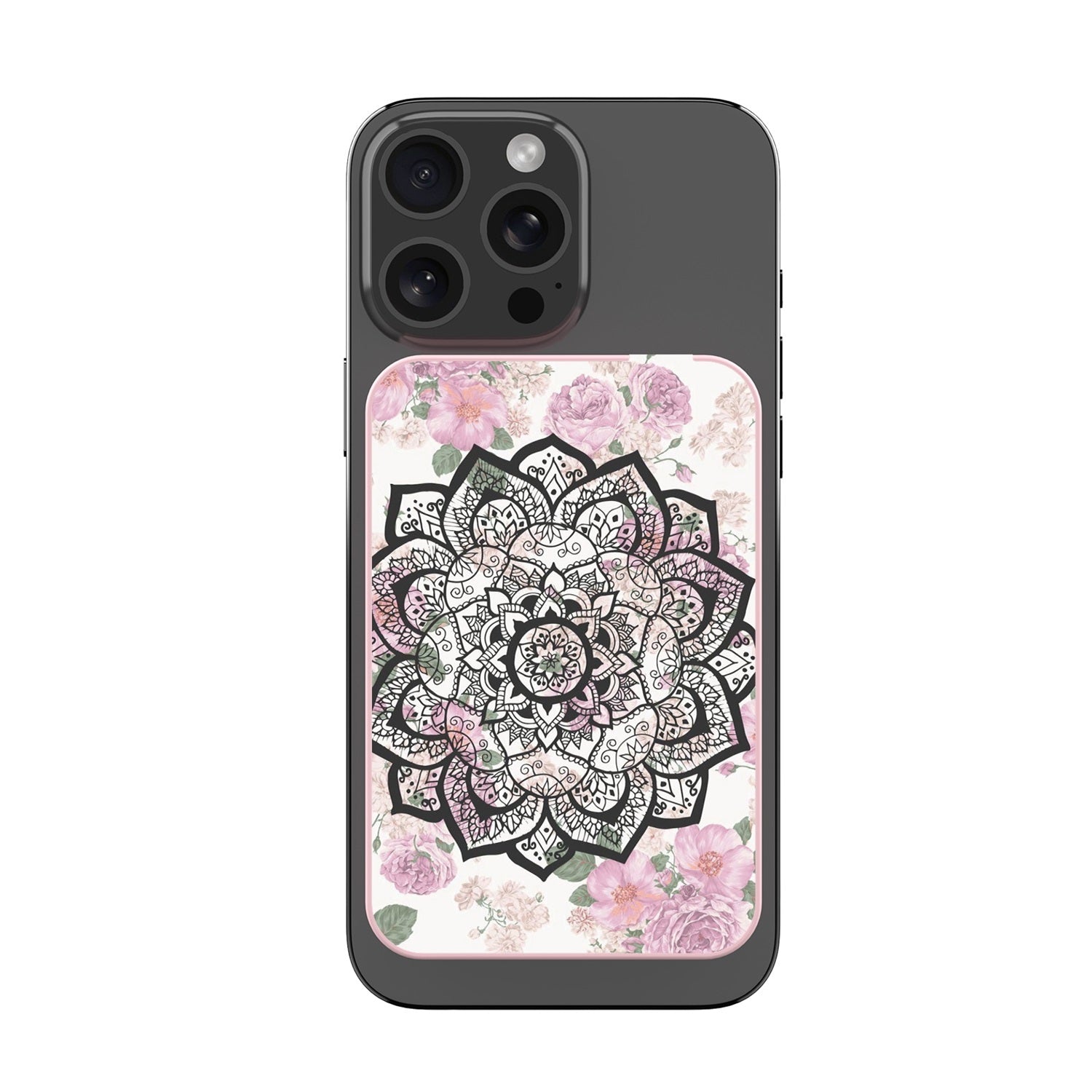 MyBat Design Lab 10000mAh Magnetic Wireless Power Bank - Pink - Mandala - MPBBAT143-PK-113-3.jpg