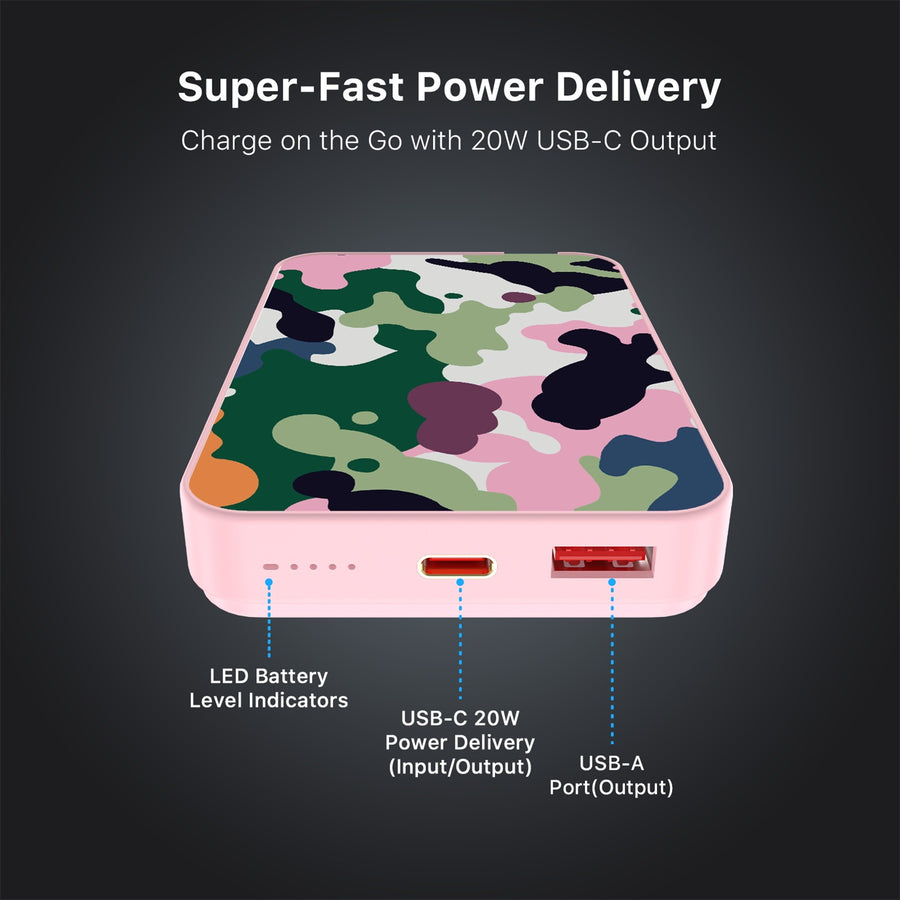 MyBat Design Lab 10000mAh Magnetic Wireless Power Bank - Pink - Multicolor Camouflage - MPBBAT143-PK-121-7.jpg