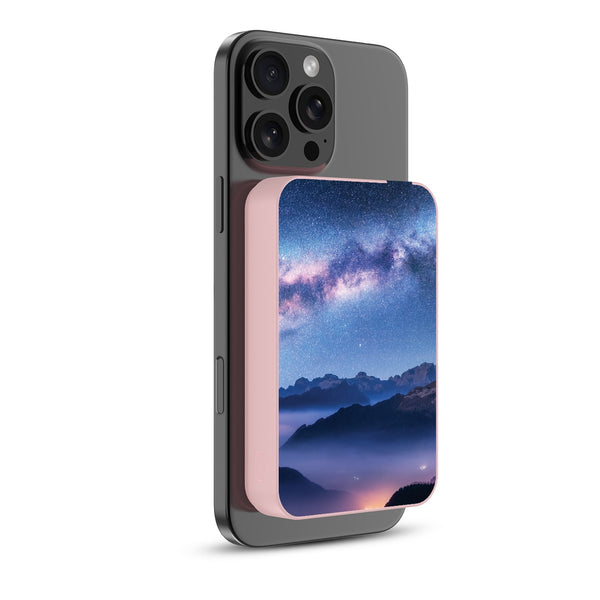 MyBat Design Lab 10000mAh Magnetic Wireless Power Bank - Pink - Celestial Mountains - MPBBAT143-PK-126-2.jpg