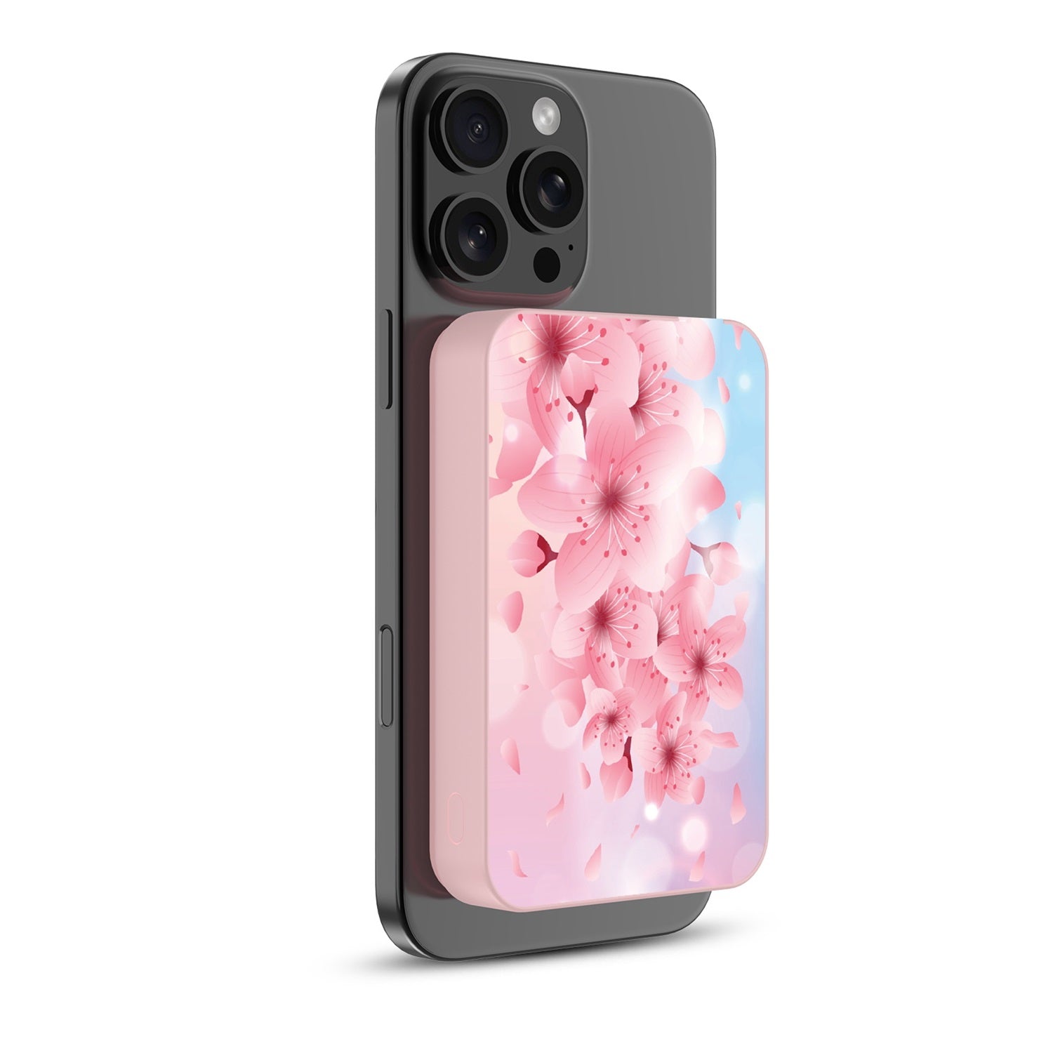 MyBat Design Lab 10000mAh Magnetic Wireless Power Bank - Pink - Cherry Blossoms - MPBBAT143-PK-131-2.jpg