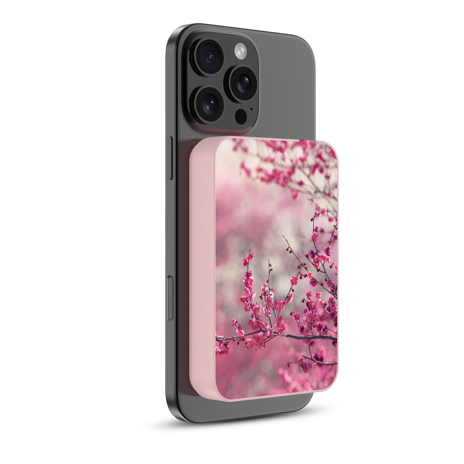MyBat Design Lab 10000mAh Magnetic Wireless Power Bank - Pink - Sakura Blooms - MPBBAT143-PK-132-2.jpg