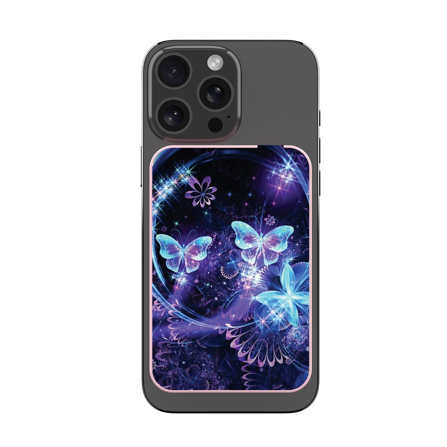 MyBat Design Lab 10000mAh Magnetic Wireless Power Bank - Pink - Butterfly Magic - MPBBAT143-PK-164-3.jpg
