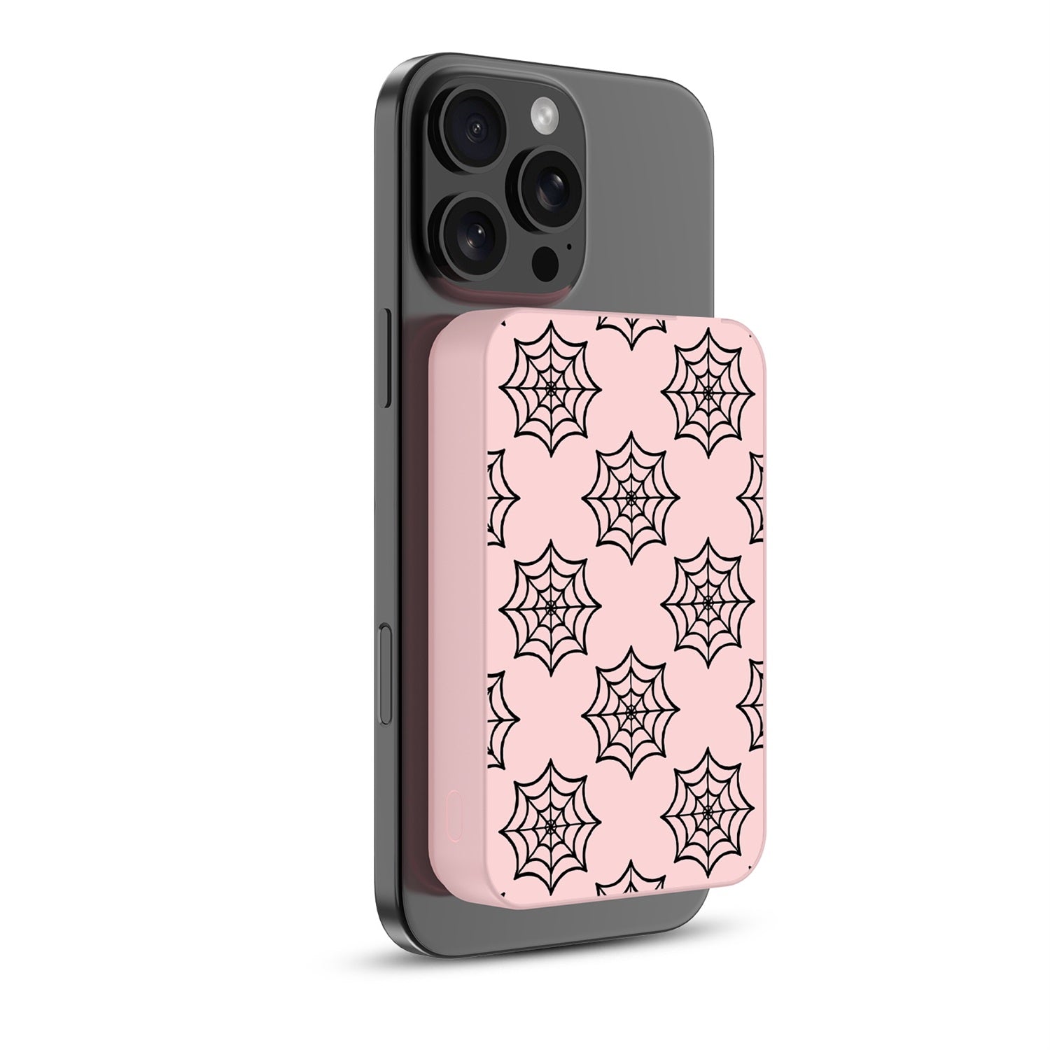 MyBat Design Lab 10000mAh Magnetic Wireless Power Bank - Pink - Pink Spider Web - MPBBAT143-PK-227-2.jpg