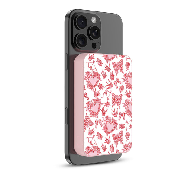 MyBat Design Lab 10000mAh Magnetic Wireless Power Bank - Pink - Sending Love - MPBBAT143-PK-332-2.jpg