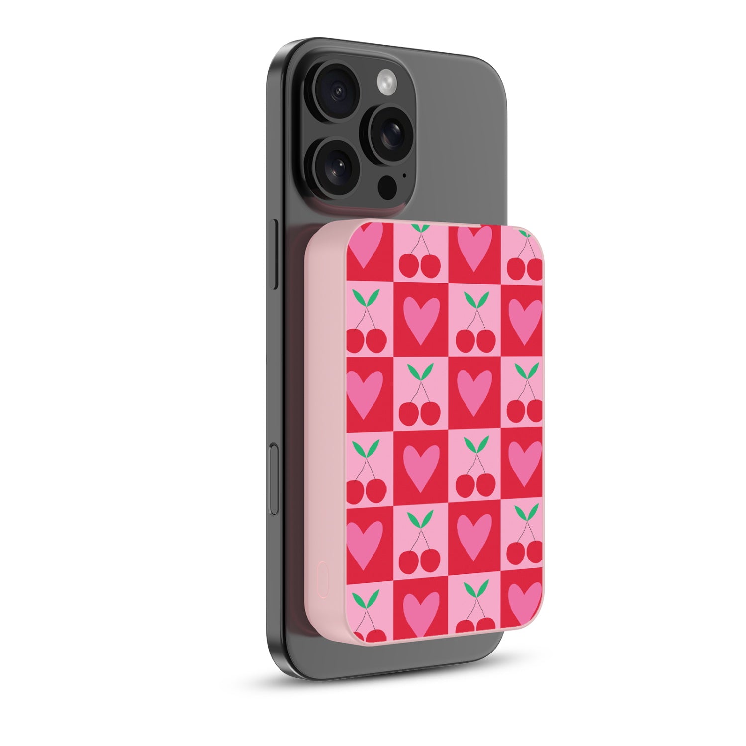 MyBat Design Lab 10000mAh Magnetic Wireless Power Bank - Pink - Cherry Hearts - MPBBAT143-PK-334-2.jpg