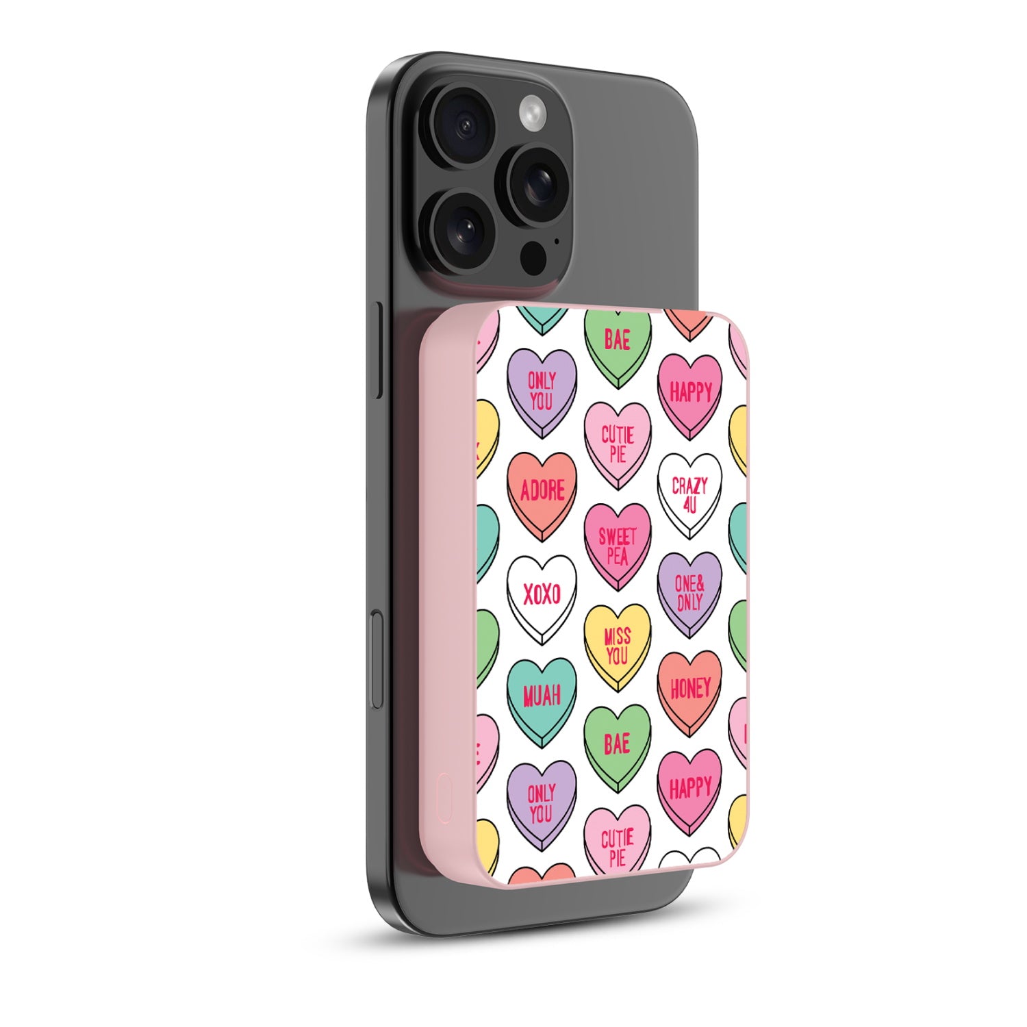 MyBat Design Lab 10000mAh Magnetic Wireless Power Bank - Pink - Sweet Hearts - MPBBAT143-PK-337-2.jpg