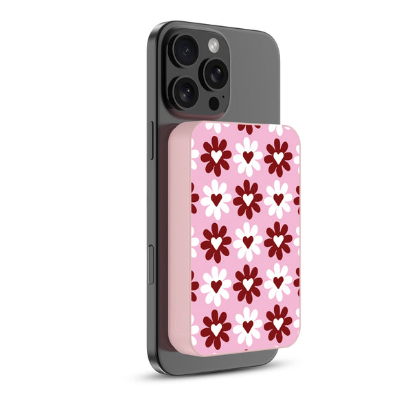 MyBat Design Lab 10000mAh Magnetic Wireless Power Bank - Pink - Love in Bloom - MPBBAT143-PK-341-2.jpg