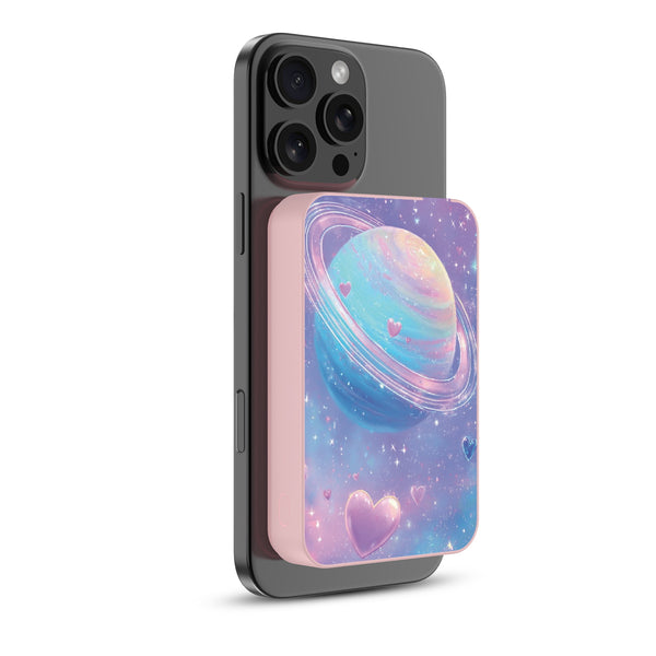 MyBat Design Lab 10000mAh Magnetic Wireless Power Bank - Pink - Planetary Love - MPBBAT143-PK-372-2.jpg