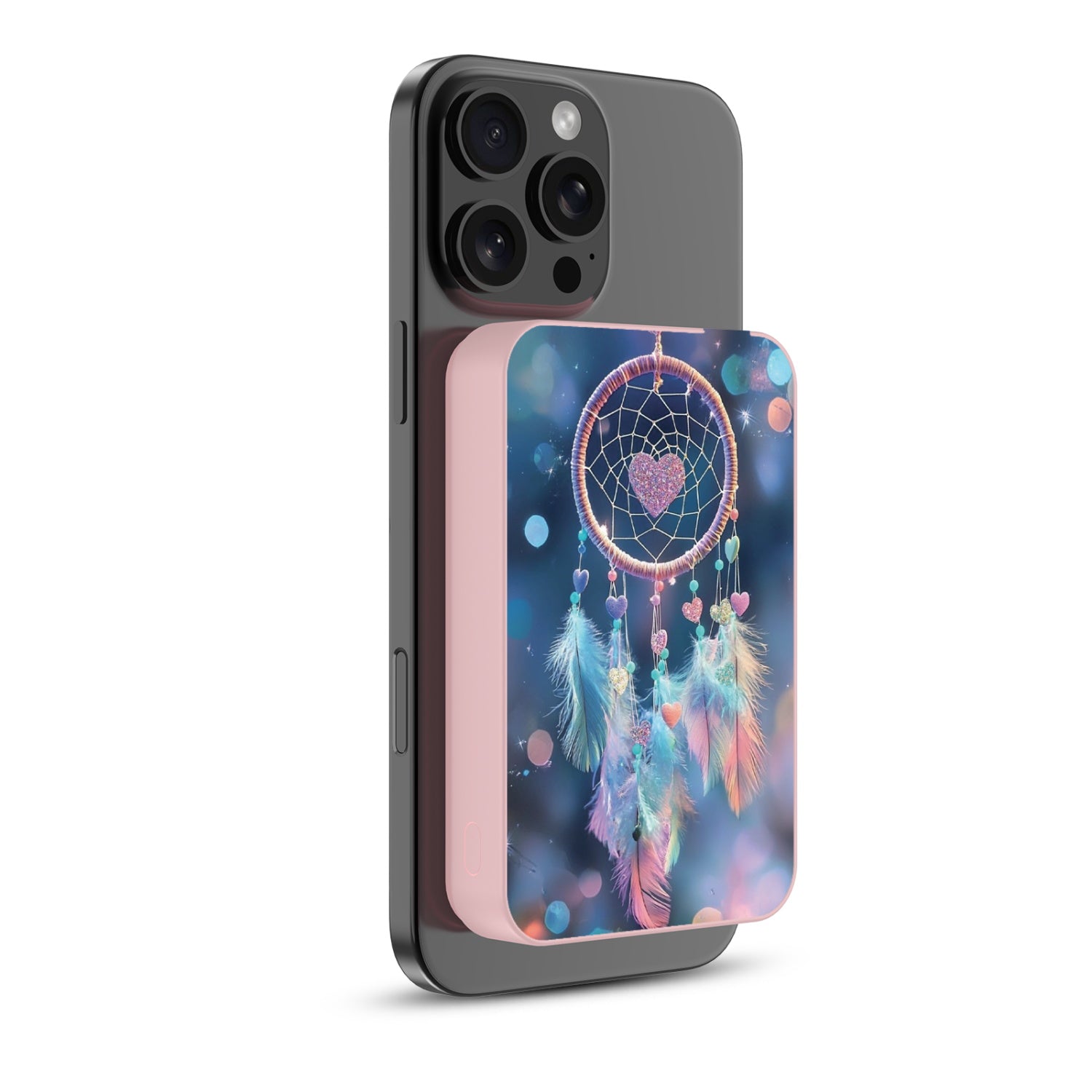 MyBat Design Lab 10000mAh Magnetic Wireless Power Bank - Pink - Pastel Dreamcatcher - MPBBAT143-PK-376-2.jpg