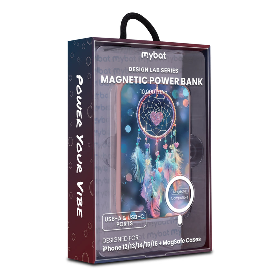MyBat Design Lab 10000mAh Magnetic Wireless Power Bank - Pink - Pastel Dreamcatcher - MPBBAT143-PK-376-9.jpg
