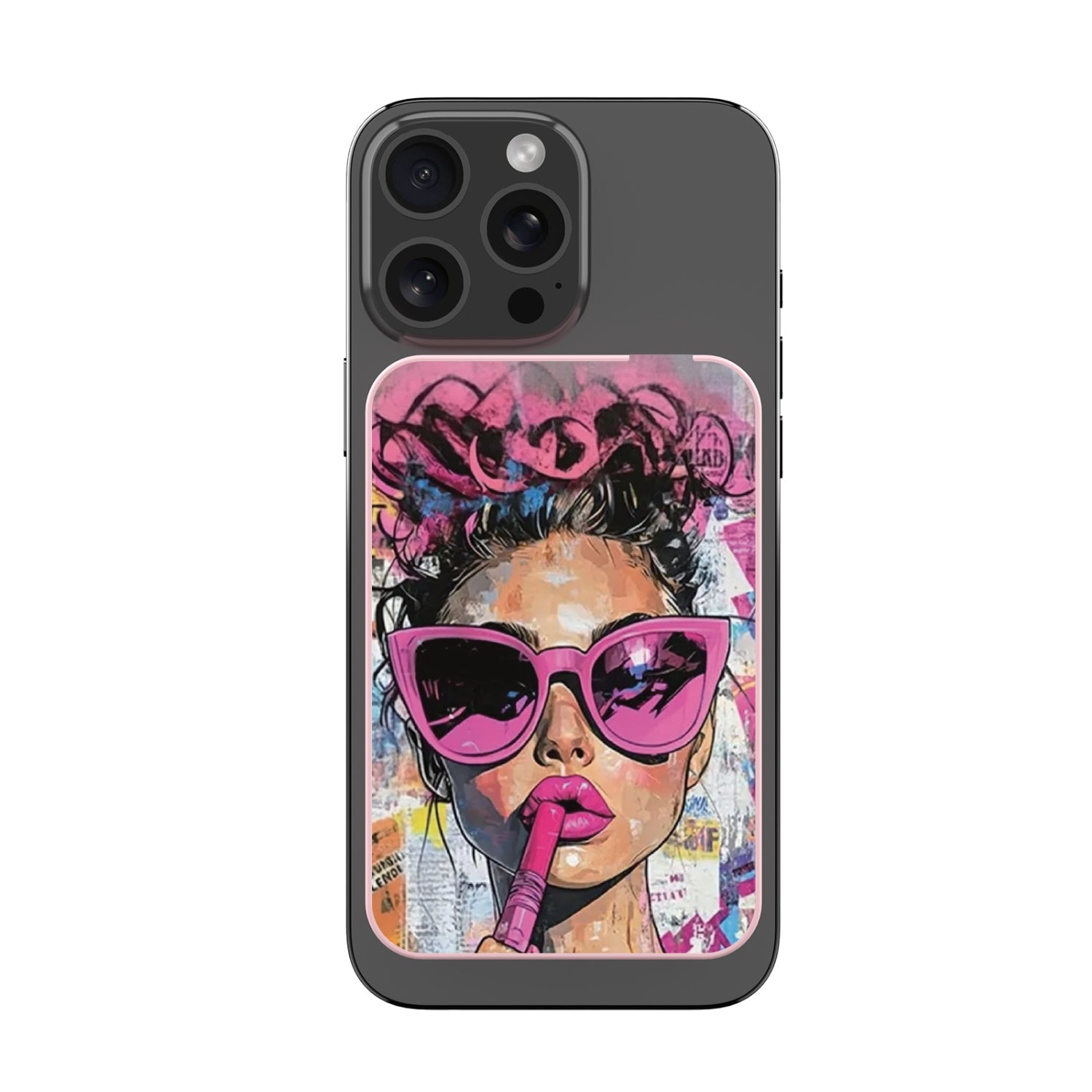 MyBat Design Lab 10000mAh Magnetic Wireless Power Bank - Pink - Graffiti Girl - MPBBAT143-PK-383-3.jpg
