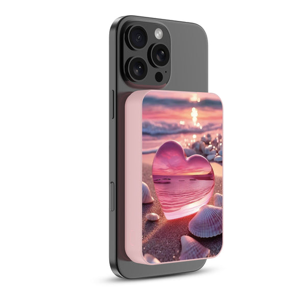 MyBat Design Lab 10000mAh Magnetic Wireless Power Bank - Pink - Sunset Beach Love - MPBBAT143-PK-384-2.jpg