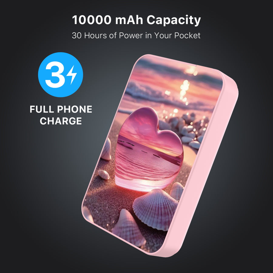 MyBat Design Lab 10000mAh Magnetic Wireless Power Bank - Pink - Sunset Beach Love - MPBBAT143-PK-384-8.jpg
