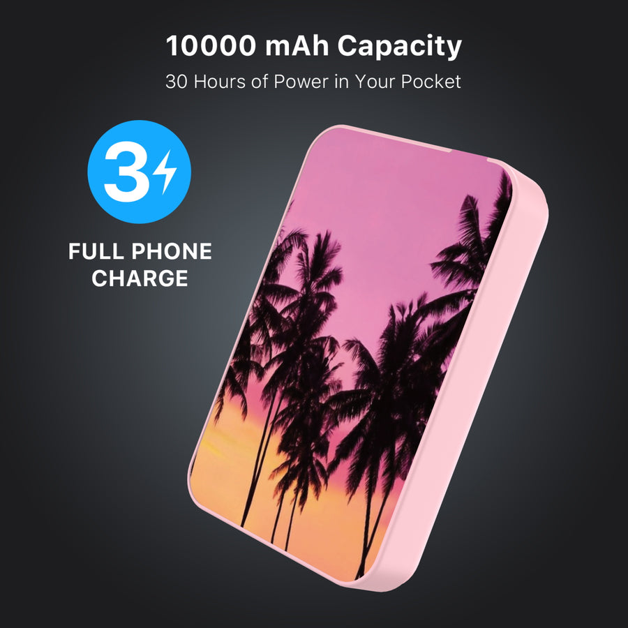 MyBat Design Lab 10000mAh Magnetic Wireless Power Bank - Pink - Hello Summer - MPBBAT143-PK-386-8.jpg