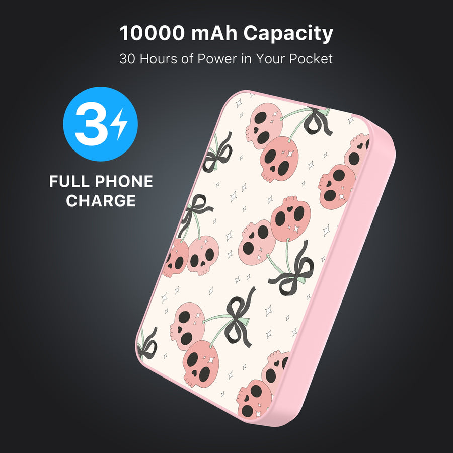 MyBat Design Lab 10000mAh Magnetic Wireless Power Bank - Pink - Cherry Skulls - MPBBAT143-PK-408-8.jpg