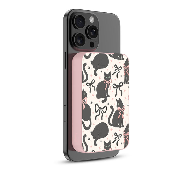 MyBat Design Lab 10000mAh Magnetic Wireless Power Bank - Pink - Coquette Cat - MPBBAT143-PK-410-2.jpg