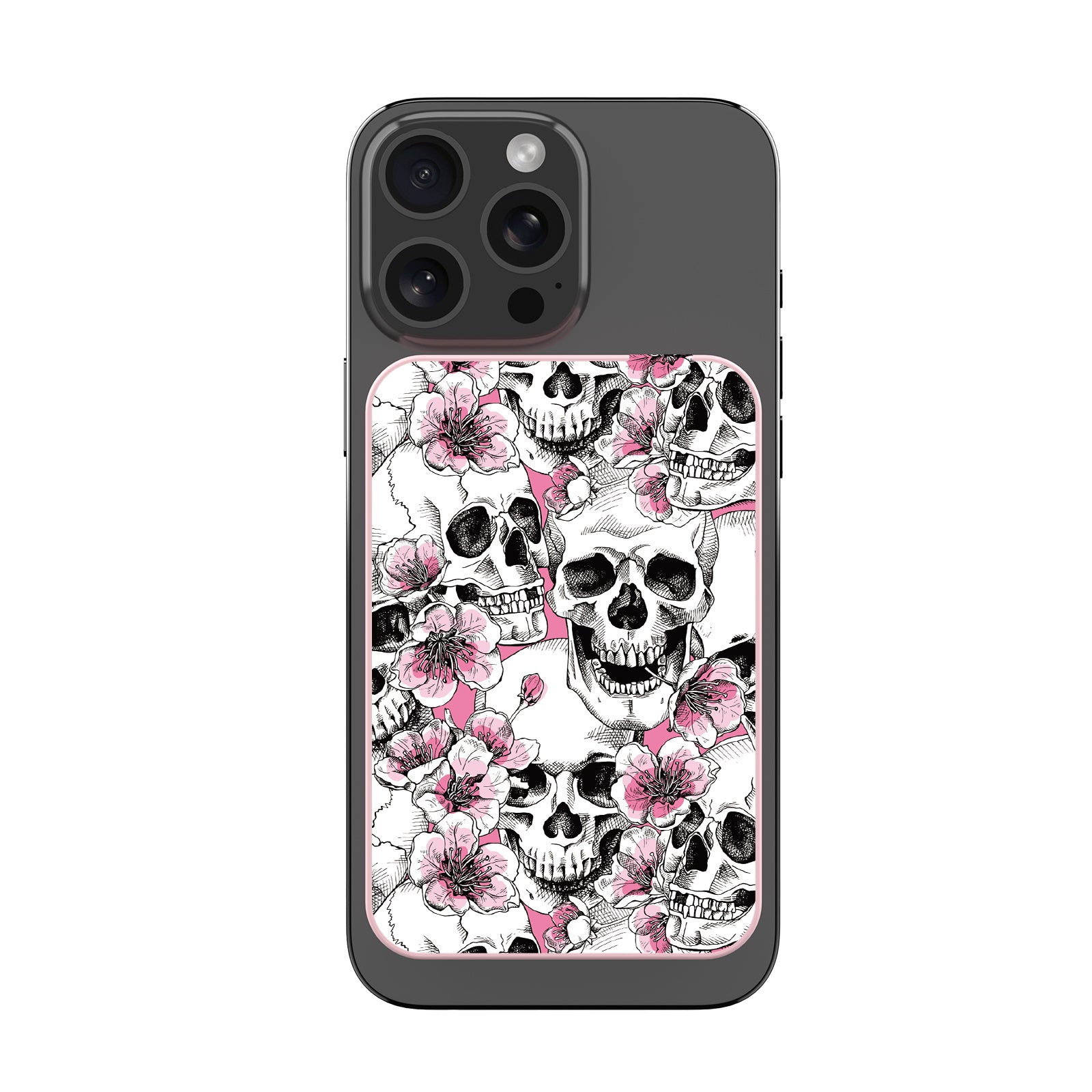MyBat Design Lab 10000mAh Magnetic Wireless Power Bank - Pink - Death Blooms - MPBBAT143-PK-419-3.jpg