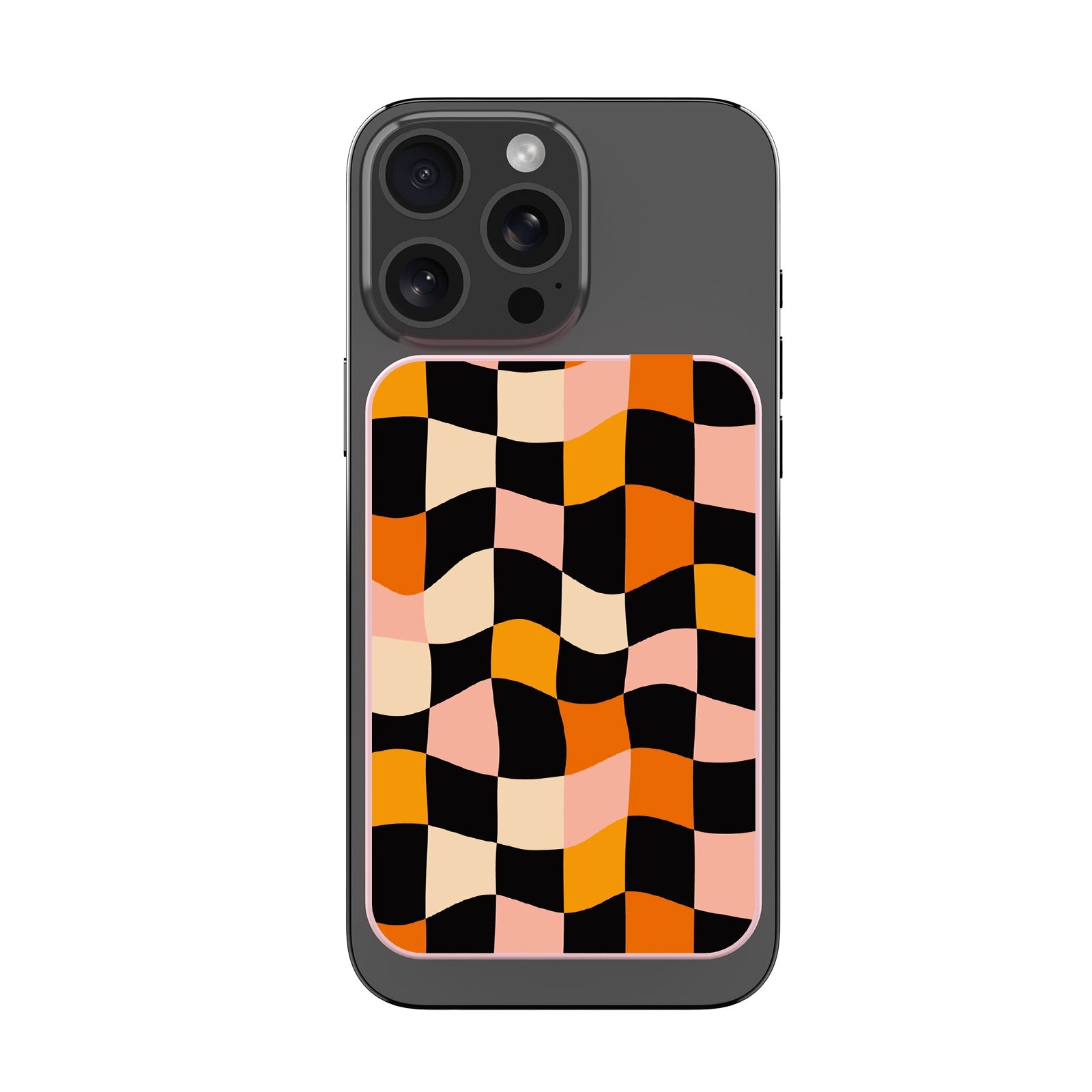 MyBat Design Lab 10000mAh Magnetic Wireless Power Bank - Pink - Groovy Check - MPBBAT143-PK-448-3.jpg