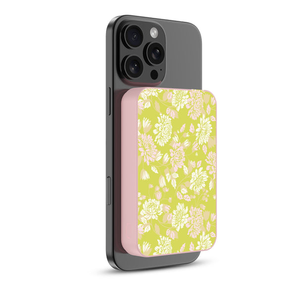 MyBat Design Lab 10000mAh Magnetic Wireless Power Bank - Pink - Green Thumb - MPBBAT143-PK-472-2.jpg