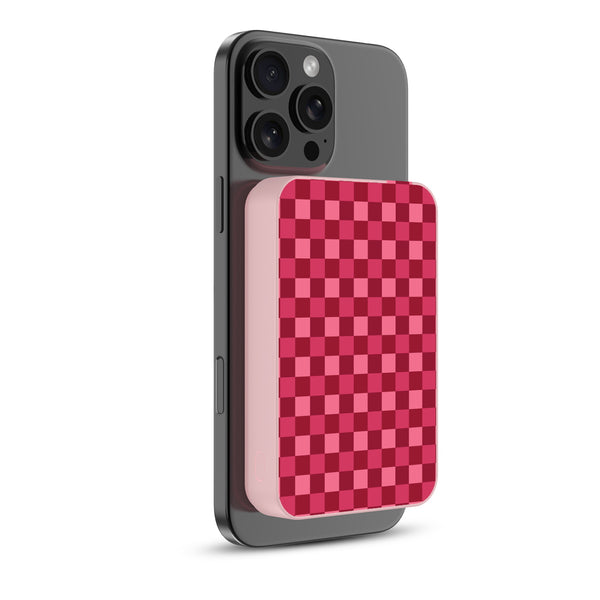 MyBat Design Lab 10000mAh Magnetic Wireless Power Bank - Pink - Raspberry Check - MPBBAT143-PK-481-2.jpg