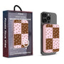 MyBat Design Lab 10000mAh Magnetic Wireless Power Bank - Pink - Flower Patches