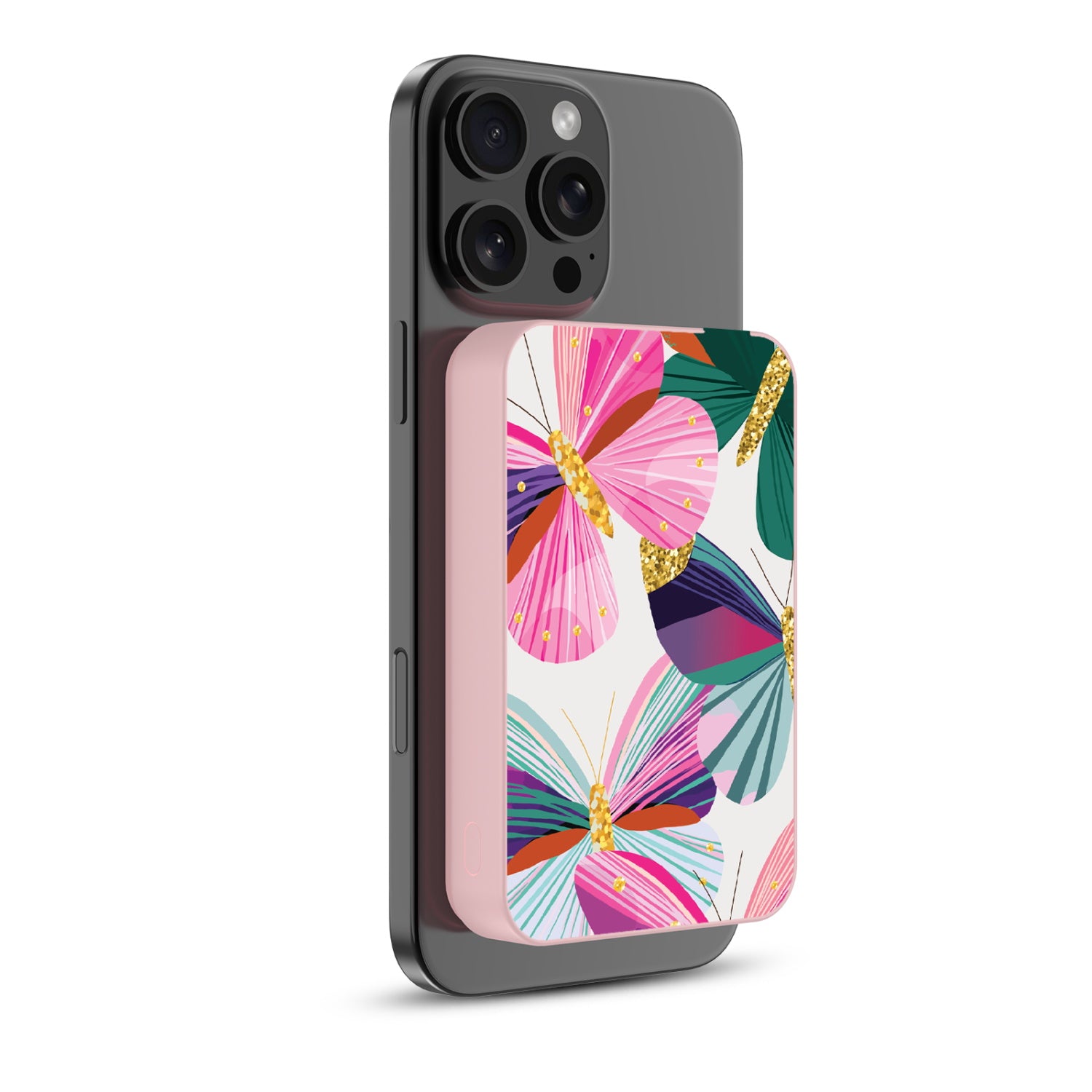 MyBat Design Lab 10000mAh Magnetic Wireless Power Bank - Pink - Bright Flutter - MPBBAT143-PK-489-2.jpg