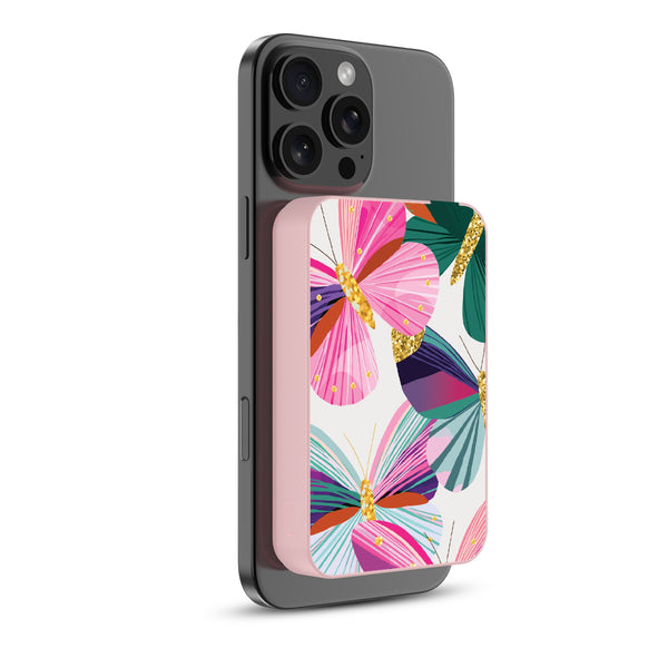 MyBat Design Lab 10000mAh Magnetic Wireless Power Bank - Pink - Bright Flutter - MPBBAT143-PK-489-2.jpg