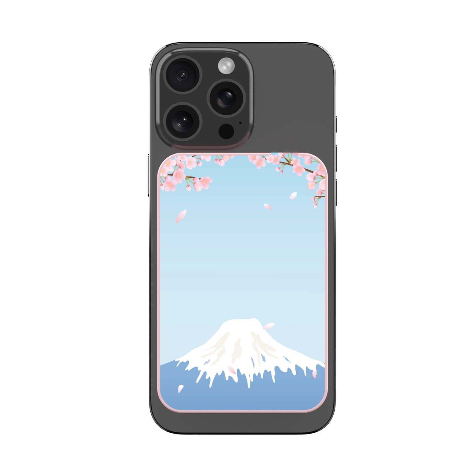 MyBat Design Lab 10000mAh Magnetic Wireless Power Bank - Pink - Fuji Blossoms - MPBBAT143-PK-492-3.jpg