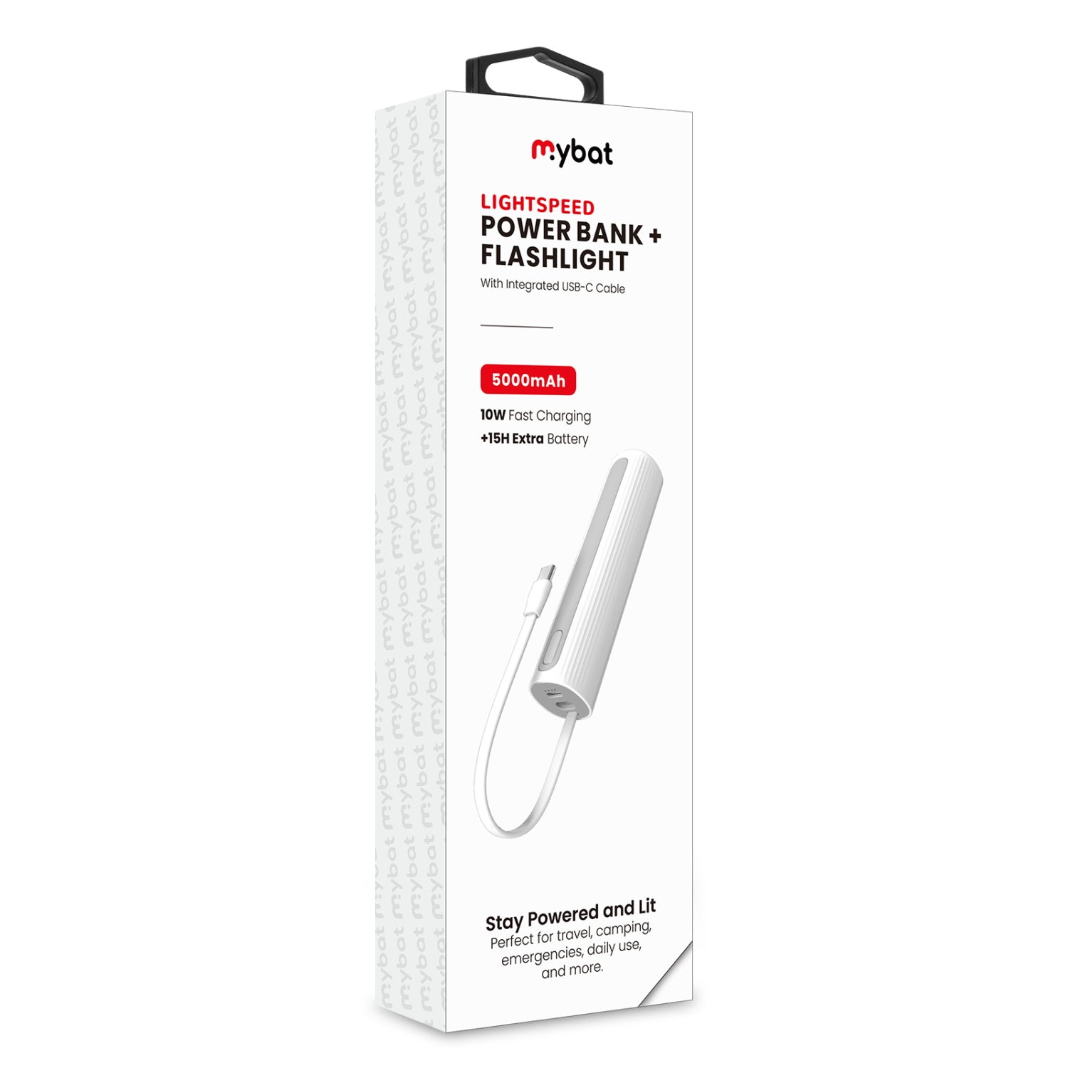 MyBat LightSpeed 5000 mAh Power Bank + Flashlight - White - MPBBAT172-4.jpg