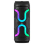 MaxPower 8" x 2 wooofers karaoke Bluetooth speaker with mic & different LED light modes - Black - MPD12X8-2.JPG