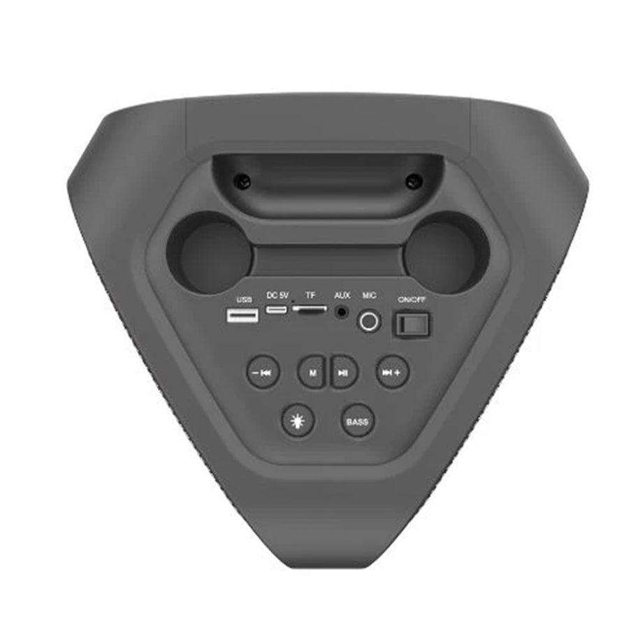 MaxPower Glow X 1 - Dual Sided Karaoke Bluetooth Speakers With Different Led Light Modes And Mic - Black - MPD1406-GLOW-3.jpg