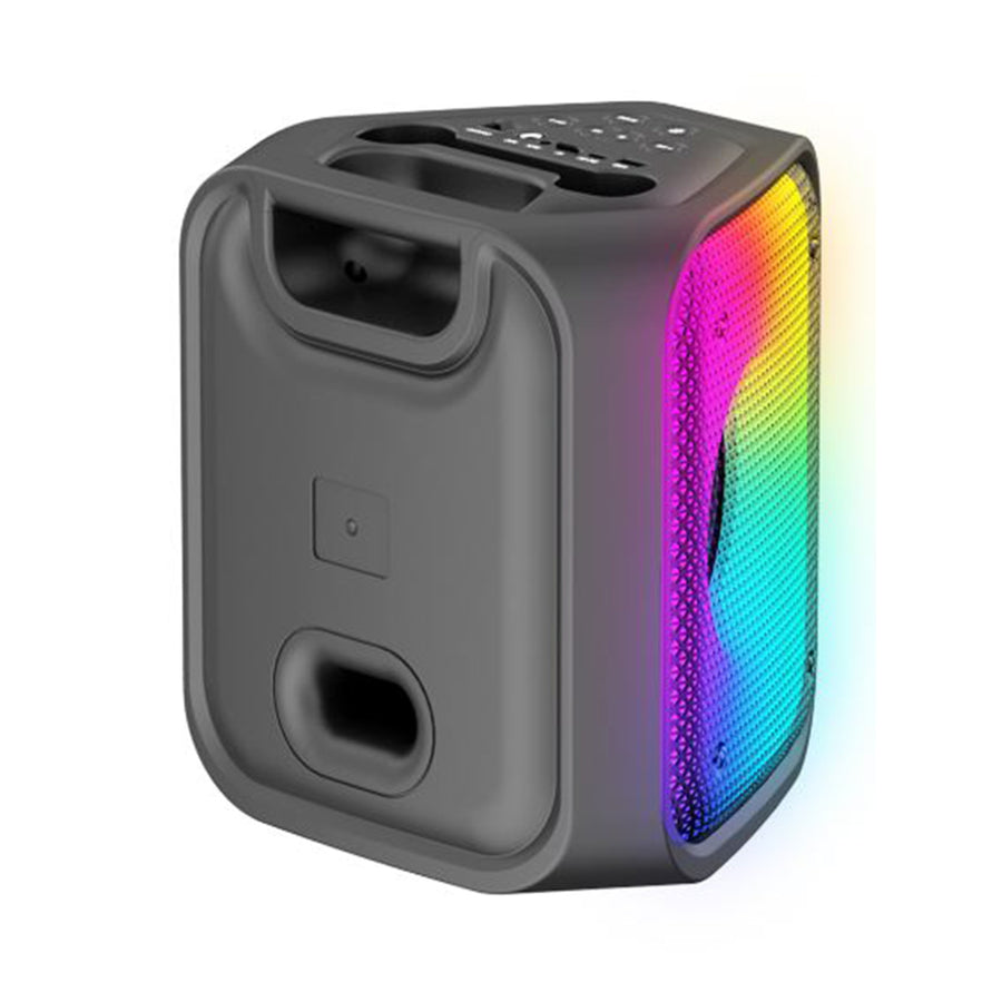 MaxPower Glow X 1 - Dual Sided Karaoke Bluetooth Speakers With Different Led Light Modes And Mic - Black - MPD1406-GLOW-4.jpg