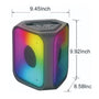 MaxPower Glow X 1 - Dual Sided Karaoke Bluetooth Speakers With Different Led Light Modes And Mic - Black - MPD1406-GLOW-6.jpg