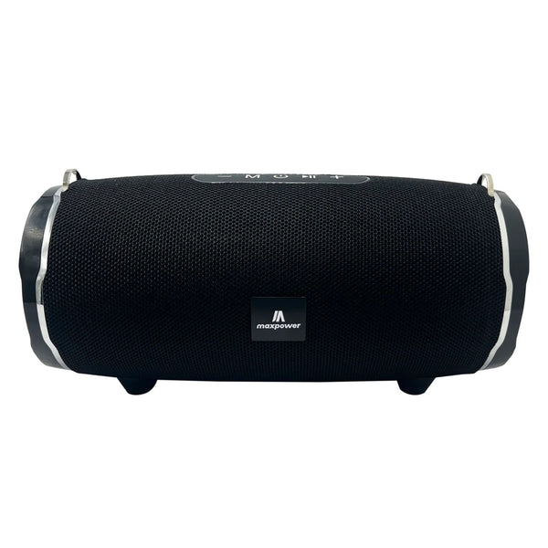 MaxPower ENCORE Heavy Duty Outdoor Portable Water resistance & dust proof Bluetooth speaker with shoulder strap & crisp clear sound - Black - MPD187-BK-1.JPG