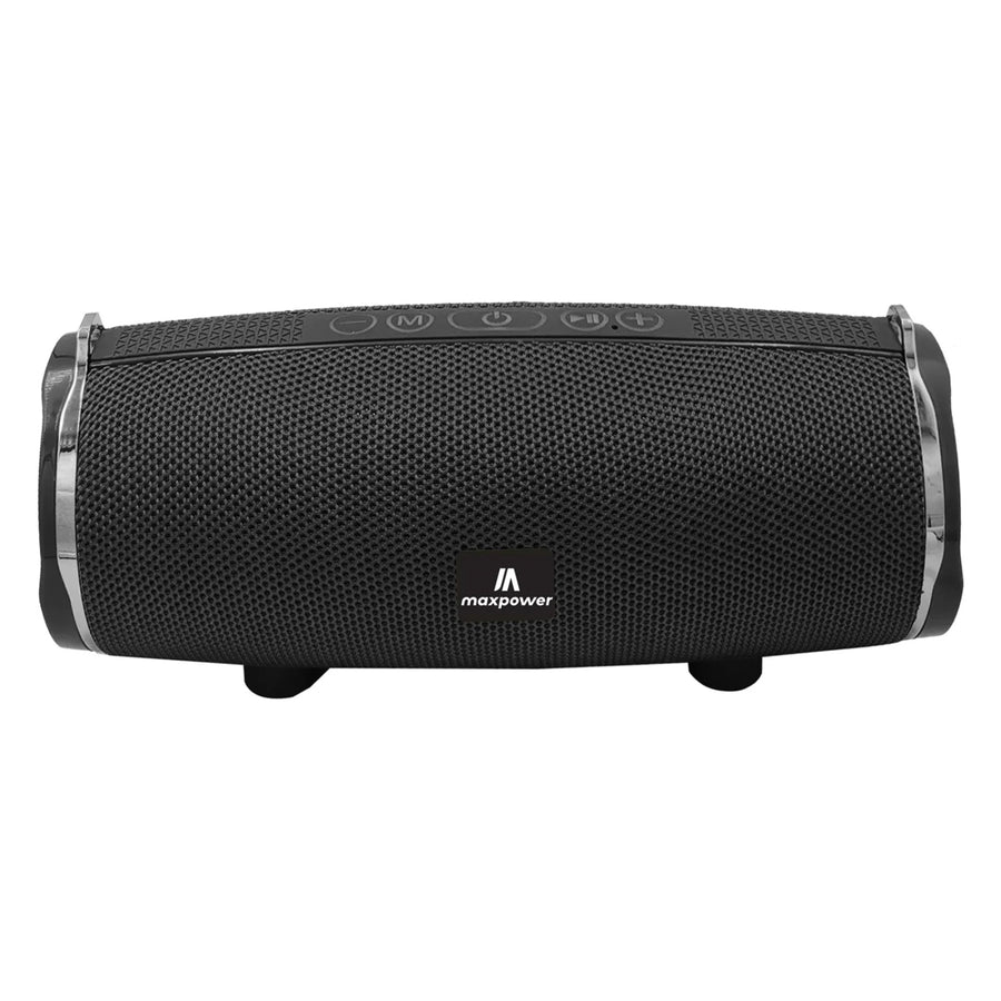 MaxPower Cyclone Portable Splash proof & dust proof Bluetooth speaker with shoulder strap - Black - MPD189-BK.JPG