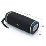 MaxPower ATOM Portable Splash proof & dust proof Bluetooth speaker with LED lights - Black - MPD375-BK-1.JPG