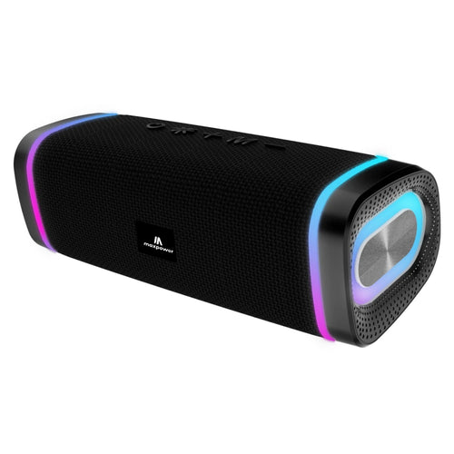 MaxPower ATOM Portable Splash proof & dust proof Bluetooth speaker with LED lights - Black - MPD375-BK.JPG