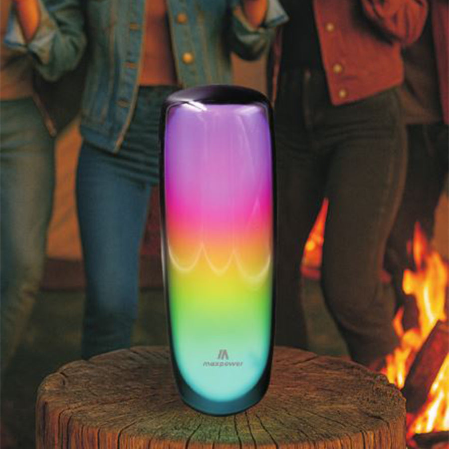 MaxPower Glow Jam 9.8" Portable Light Up Speaker With Different Led Light Modes - Black - MPD396-BK-3.jpg