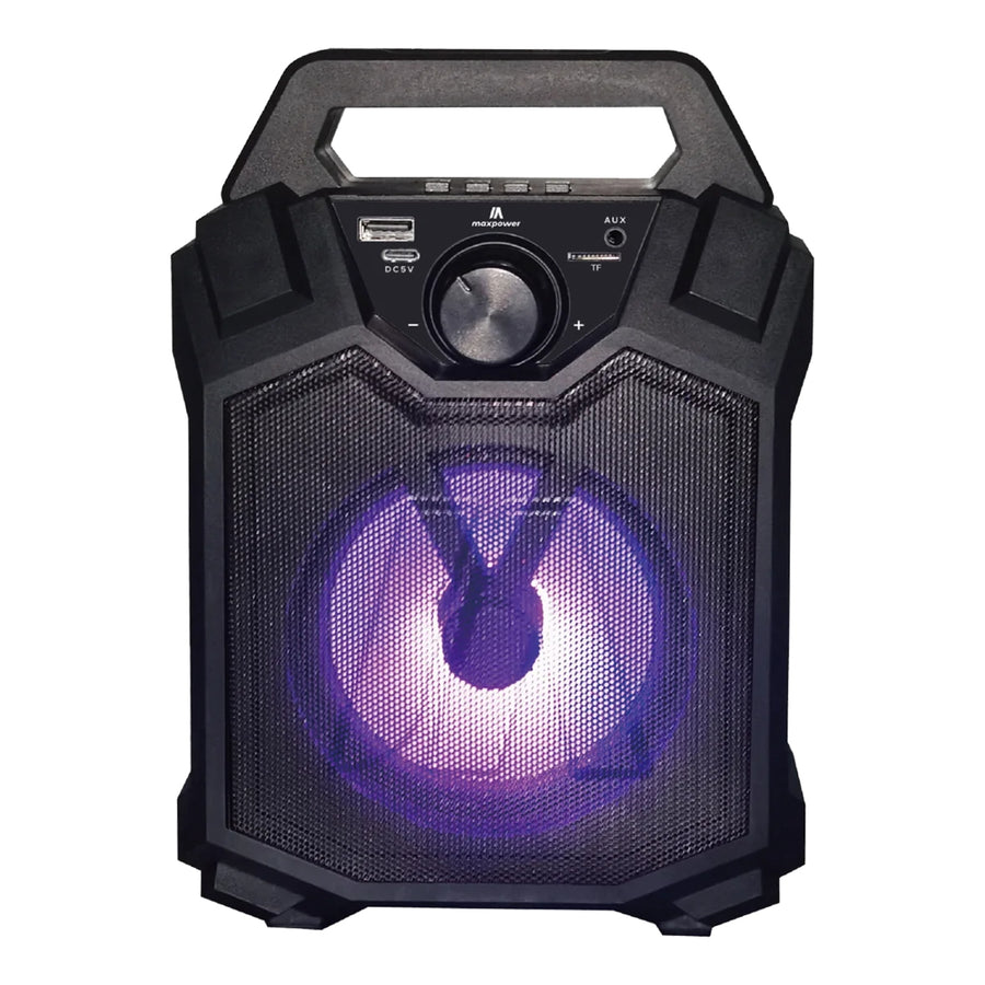 Maxpower Rocker 4 - Portable Bluetooth Speaker With Handle & Built In FM Radio - Black - MPD414L-BK-4.JPG