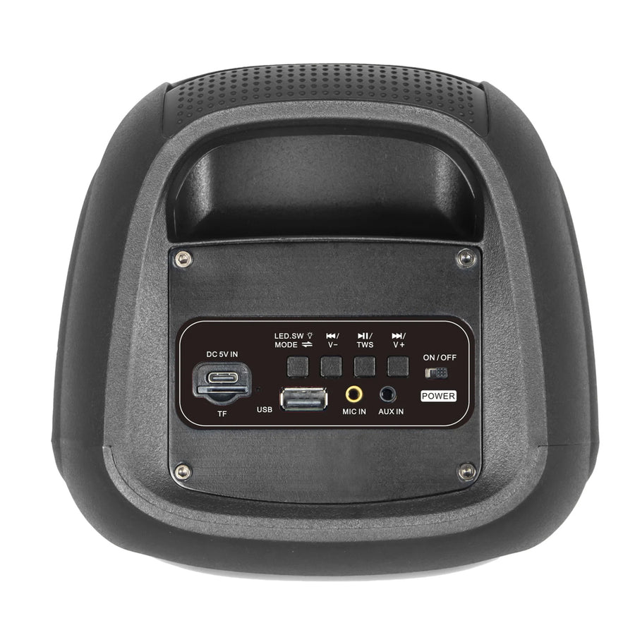 MaxPower AURA 4" x 2 Bluetooth Speaker with Mic - Black - MPD426-AURA-5.jpg