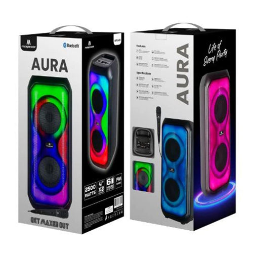 MaxPower AURA 4" x 2 Bluetooth Speaker with Mic - Black - MPD426-AURA-7.jpg
