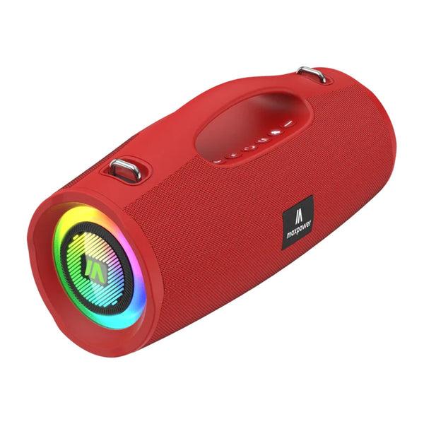MaxPower Ultra Pro M2 Portable Bluetooth Speaker with LED Lights & Shoulder Strap - Red - MPD437-RD-1.jpg