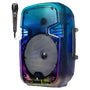 Maxpower 8" Full-Body Translucent Led Light Show Karaoke Bluetooth Speaker With Mic - Black - MPD492-BK-1.JPG
