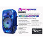 Maxpower 8" Full-Body Translucent Led Light Show Karaoke Bluetooth Speaker With Mic - Blue - MPD492-BL-4.JPG