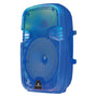 Maxpower 8" Full-Body Translucent Led Light Show Karaoke Bluetooth Speaker With Mic - Blue - MPD492-BL.JPG