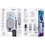Maxpower 8" Full-Body Translucent Led Light Show Karaoke Bluetooth Speaker With Mic - White - MPD492-WH-20.JPG