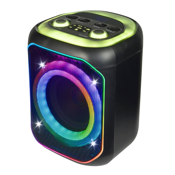 MaxPower Lumi Blast Karaoke Speaker with LED Lights + Wireless Mic - Black - MPD495-LUMI-BLAST-2.jpg