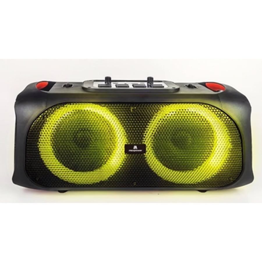 MaxPower Rocker 6 - 6.5" X 2 Woofers Karaoke Speaker With Different Led Light Modes, Mic & Heavy Bass - Black - MPD611-ROCKER-5.jpg