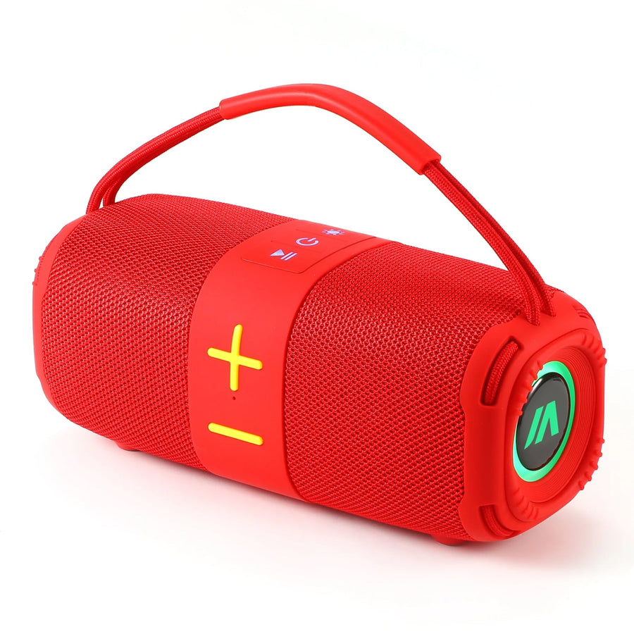 MaxPower Pulse M1 Portable Bluetooth Speaker Splash & Dust Proof - Red