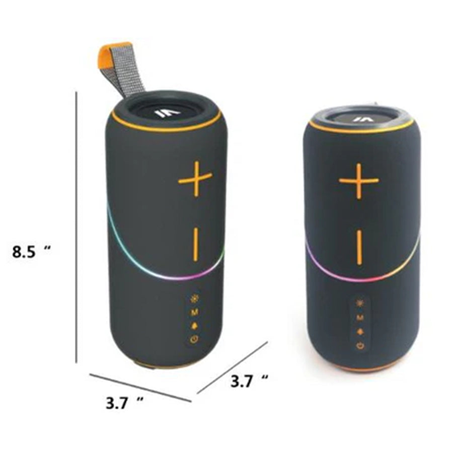 MaxPower Pulse Xtreme Water-Resistant Portable Bluetooth Speaker with LED Lights - Black - MPD672-BK-3.jpg